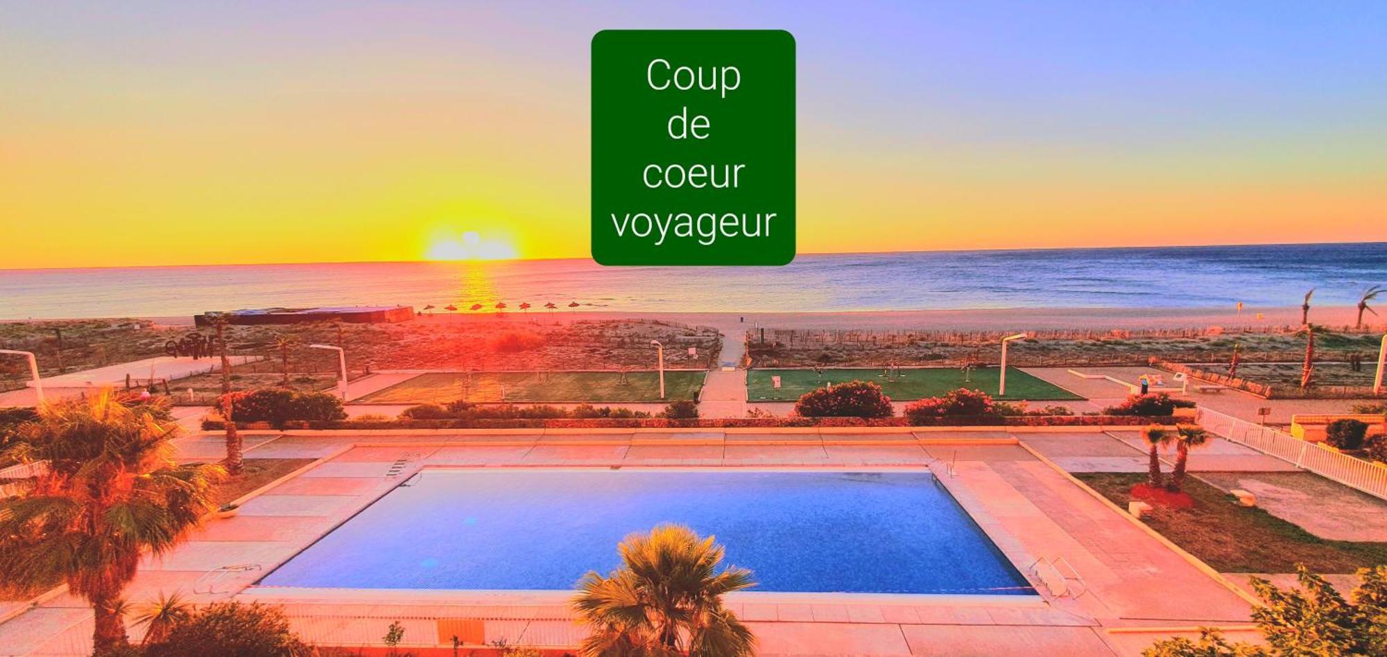 1Ere Ligne Mer Piscine Parking Gratuit 르발카레스 외부 사진